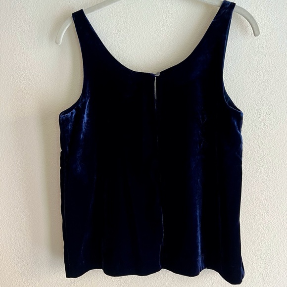 J. Crew Velvet Top, Navy - NWT - Picture 8 of 8